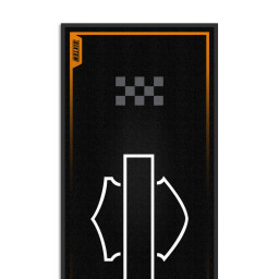 Tapis Moto HARLEY DAVIDSON Racer 95X240