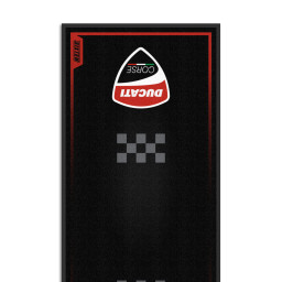 DUCATI Racer Motorcycle Mat 95X240