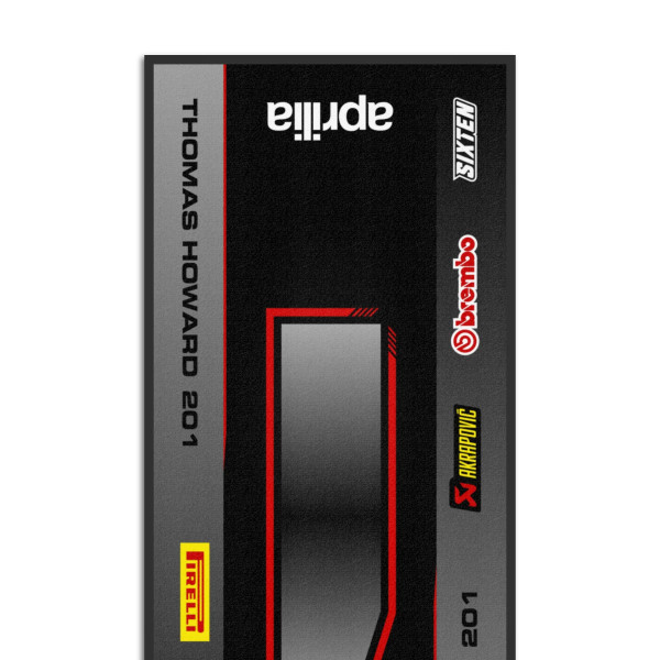 Personalisierte Aprilia-Matte