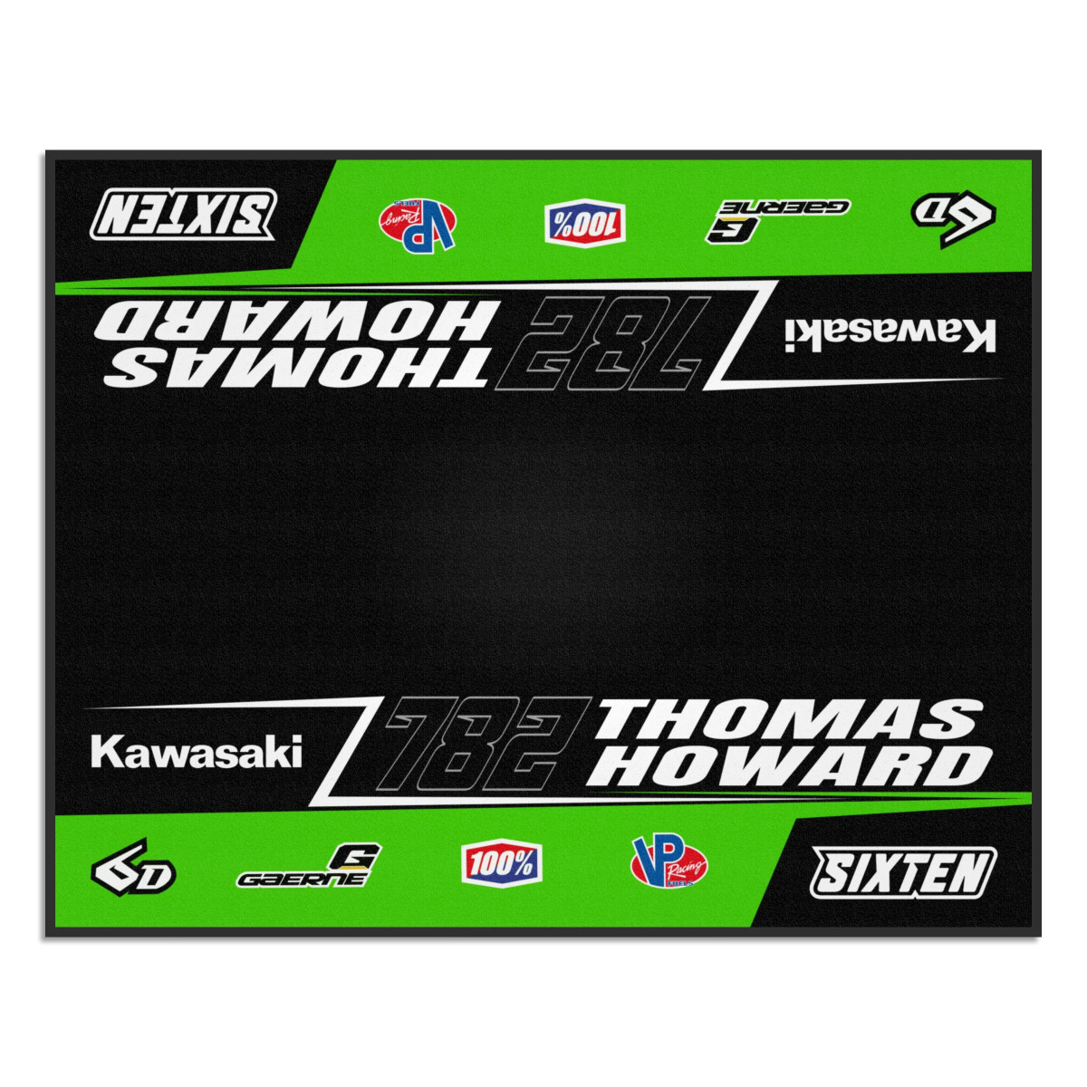 Gepersonaliseerde Kawasaki-mat