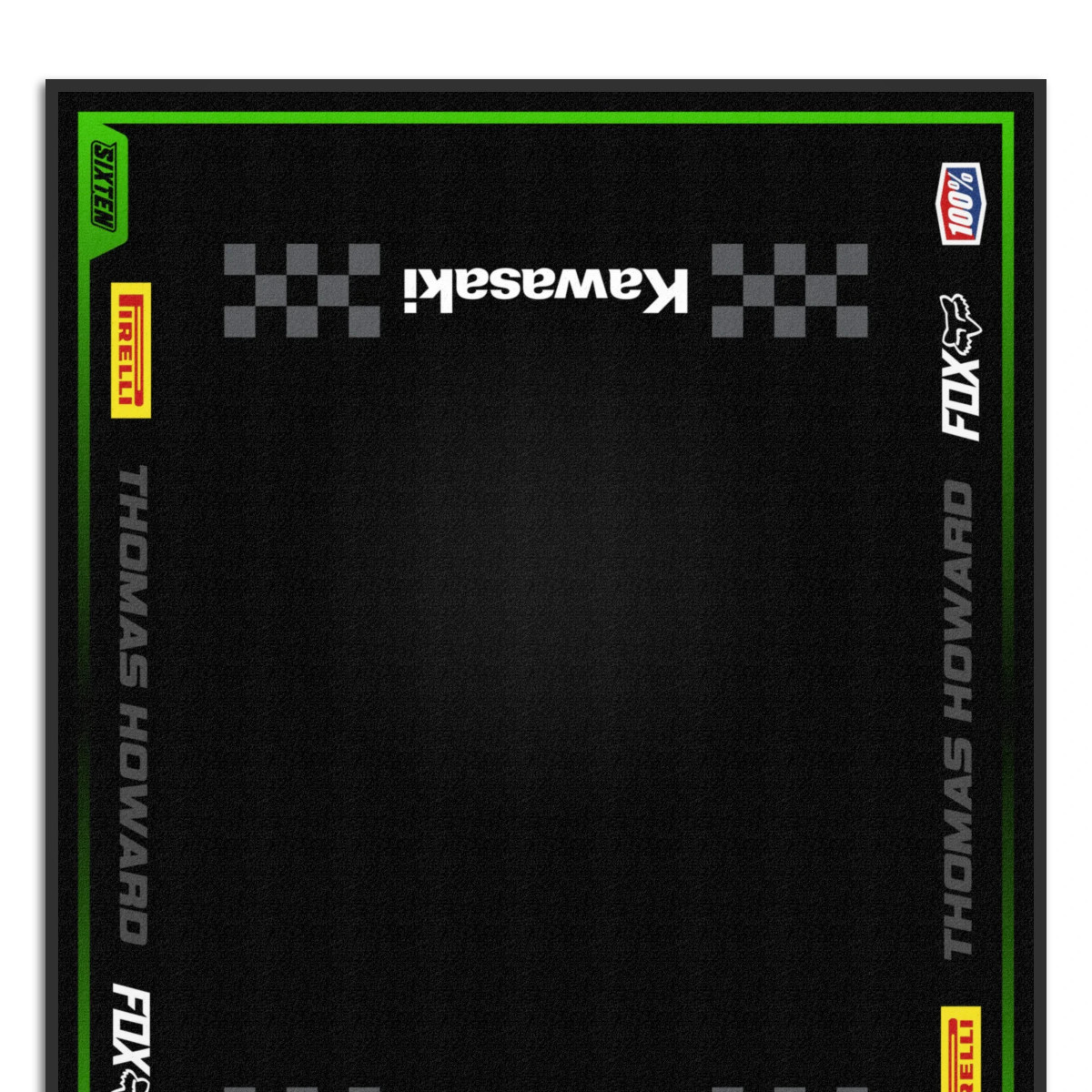 Gepersonaliseerde Kawasaki-mat