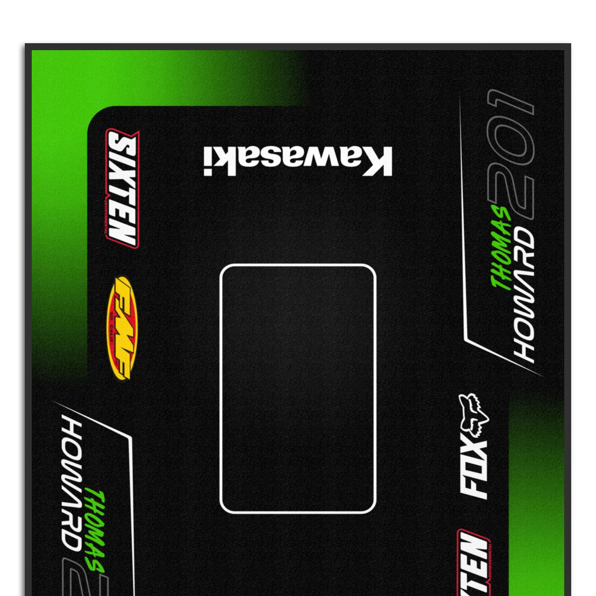Custom Kawasaki Mat