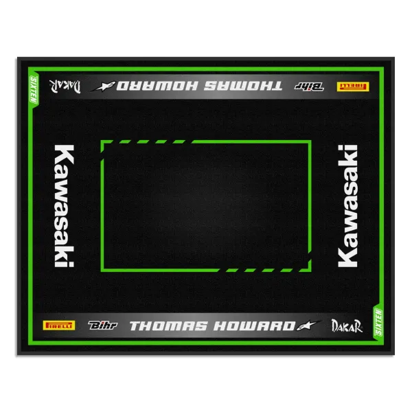 Gepersonaliseerde Kawasaki-mat