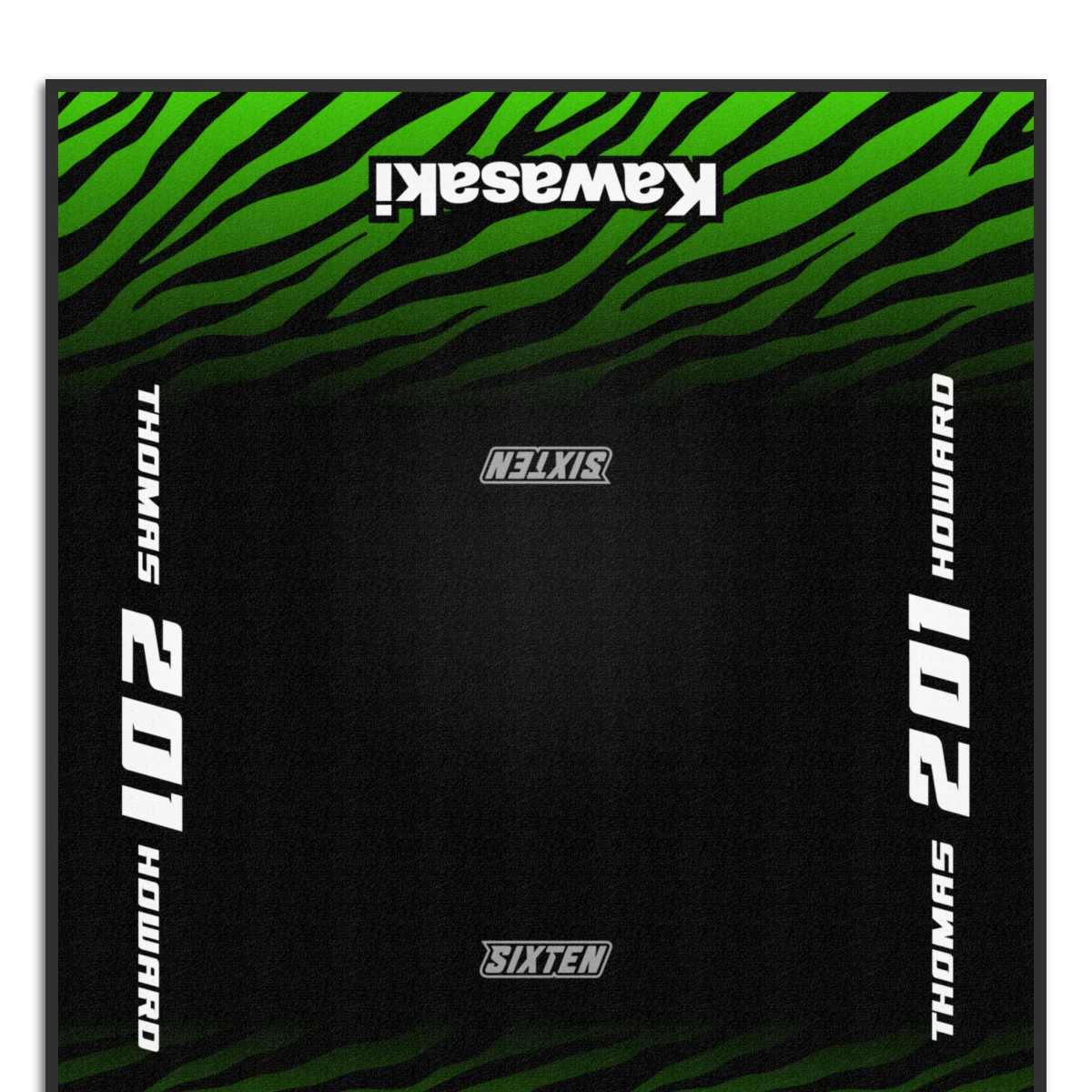 Alfombra Personalizada Kawasaki