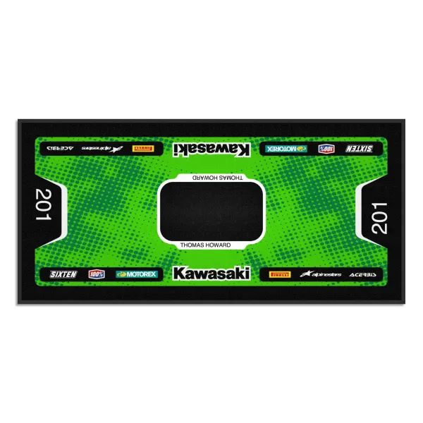 Gepersonaliseerde Kawasaki-mat