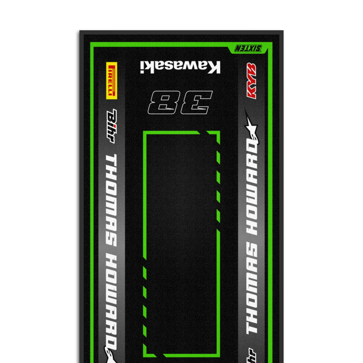 Gepersonaliseerde Kawasaki-mat
