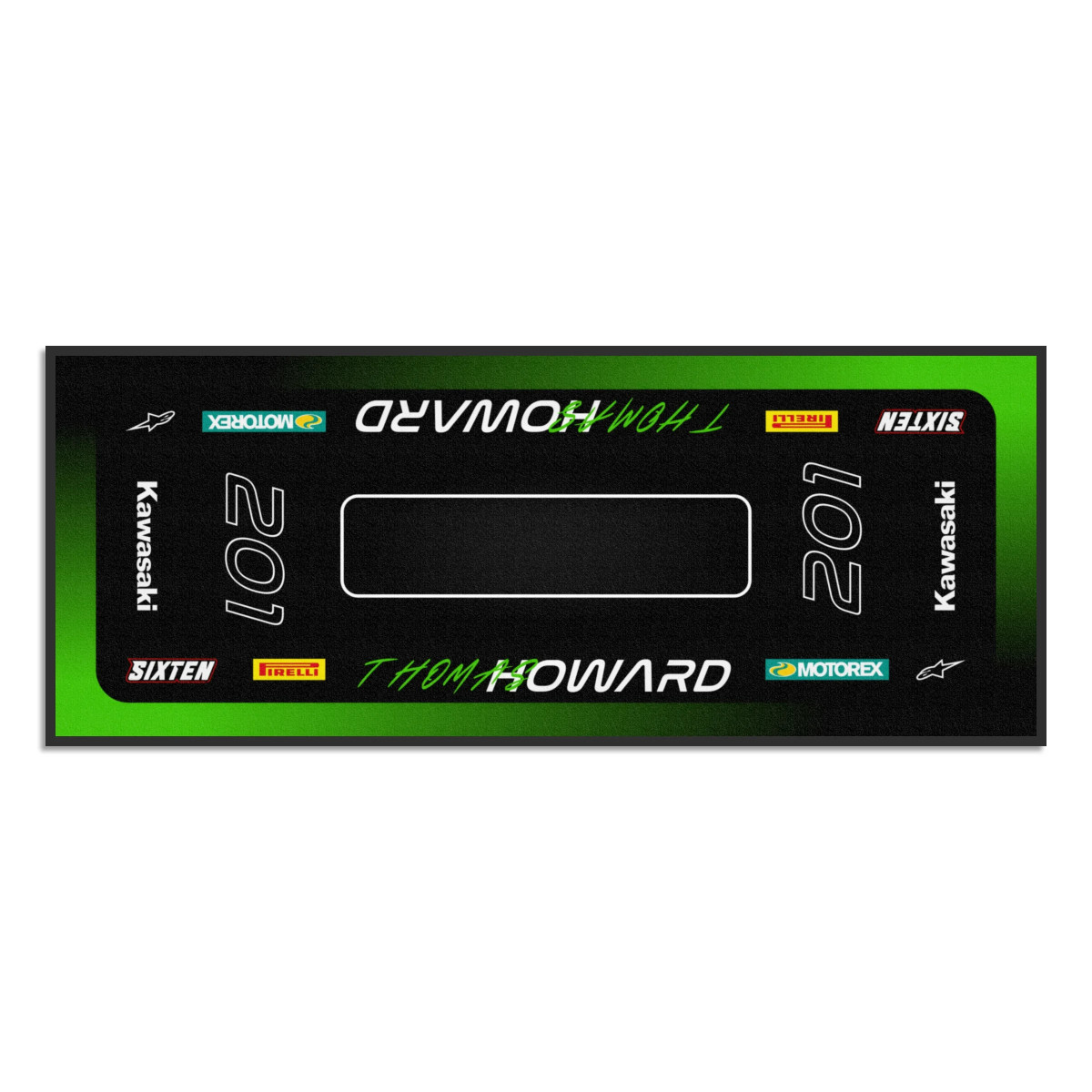 Gepersonaliseerde Kawasaki-mat