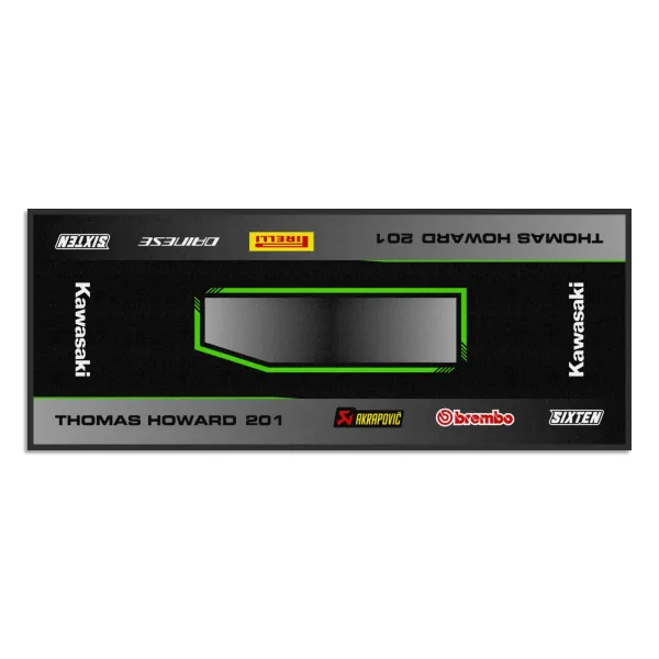 Gepersonaliseerde Kawasaki-mat
