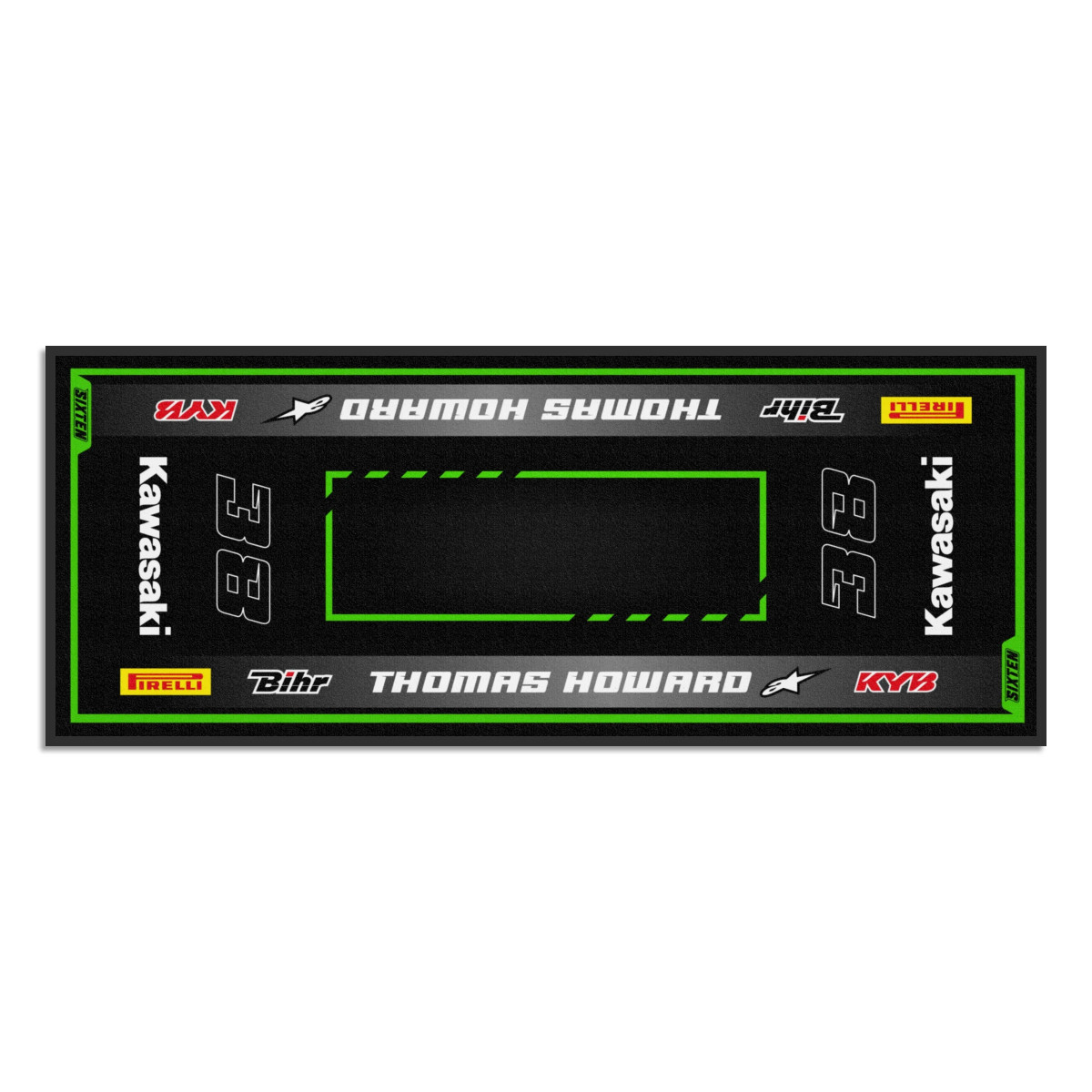 Gepersonaliseerde Kawasaki-mat