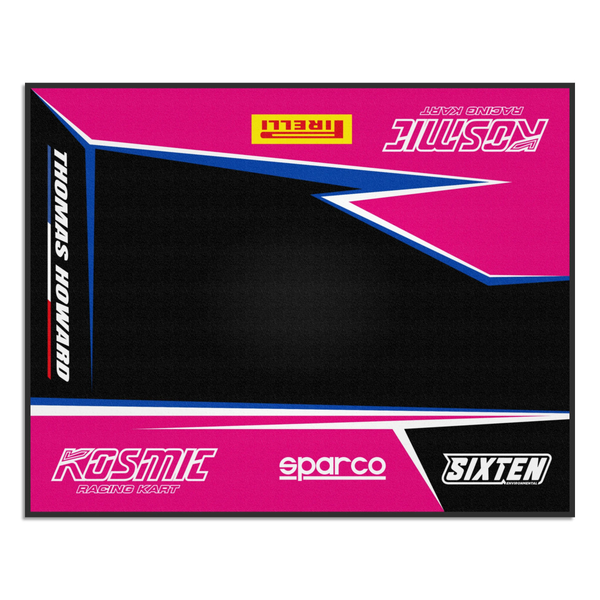 Gepersonaliseerde Kosmic Kart-mat