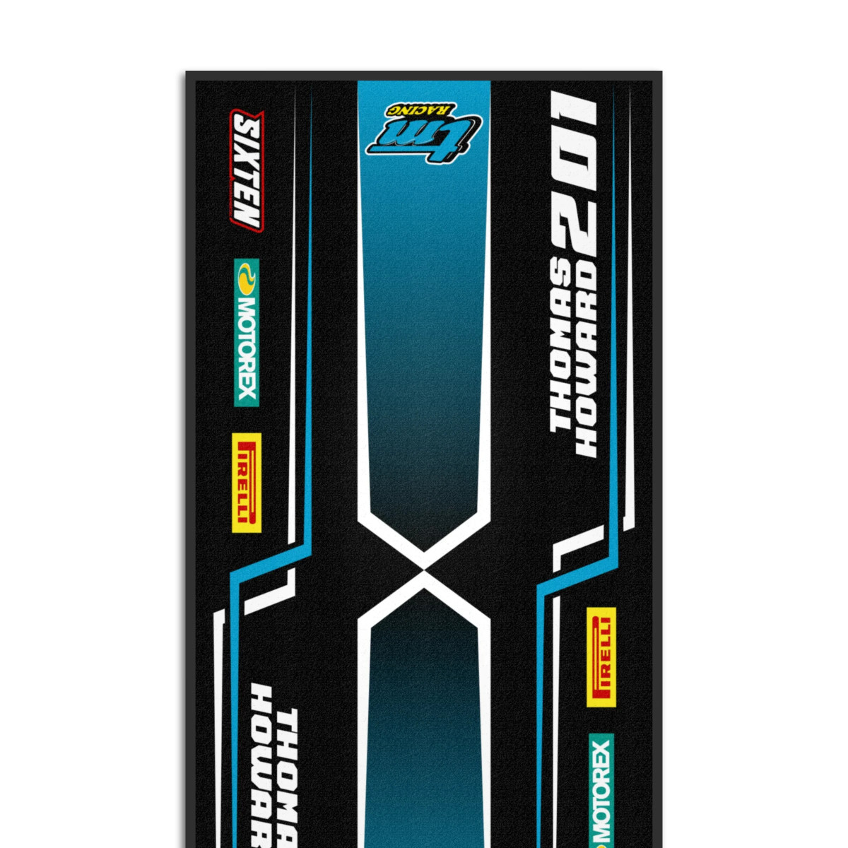 Personalisierte TM Racing-Matte