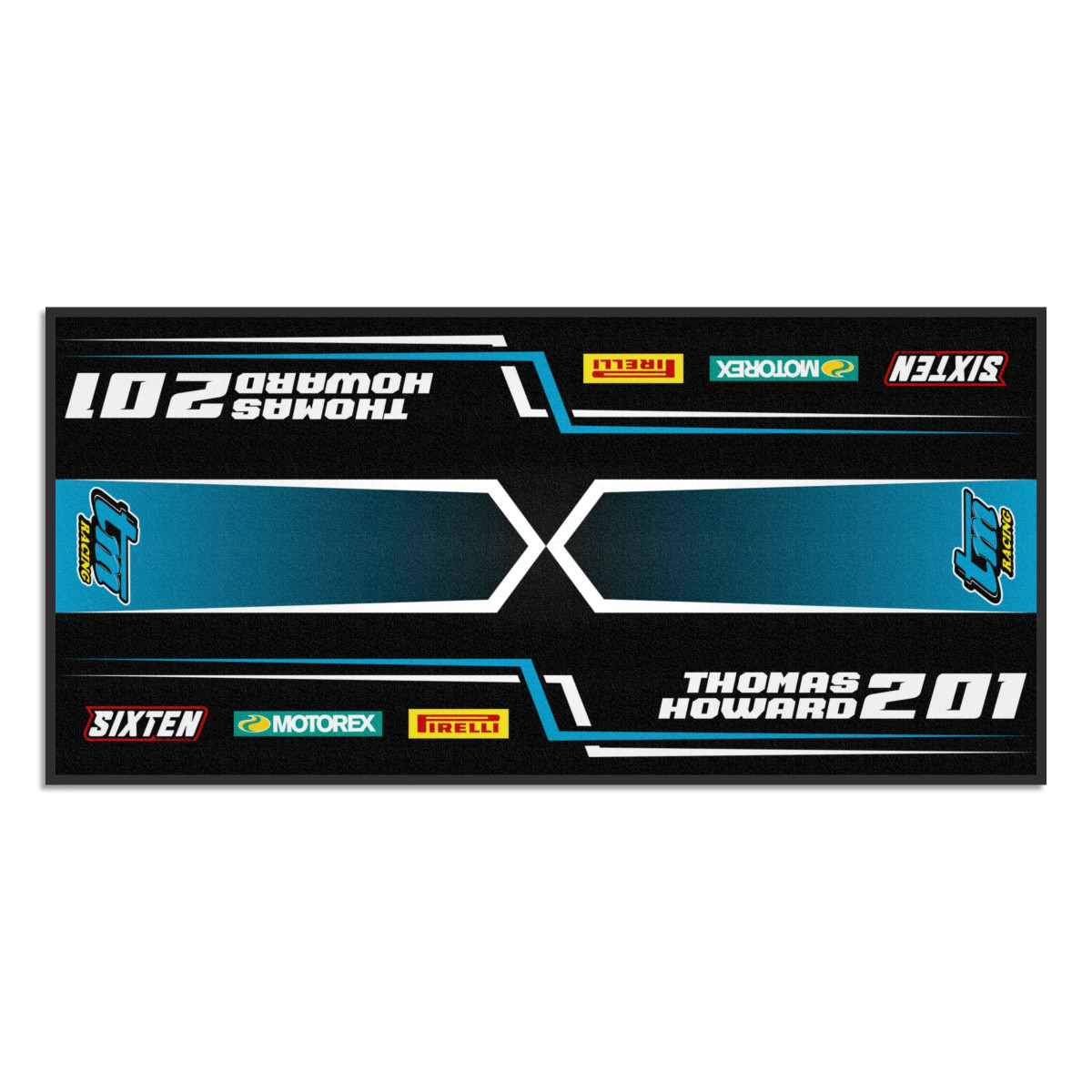 Personalisierte TM Racing-Matte