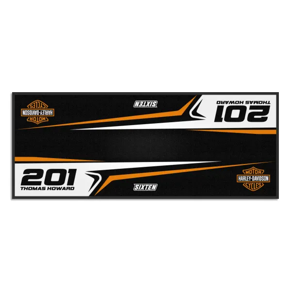 Custom Harley Mat Motorcycle, Quad, Motorsport