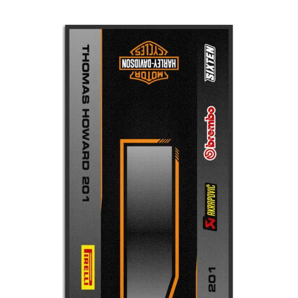 Tapis Personnalisé Harley Moto, Quad, Motorsport