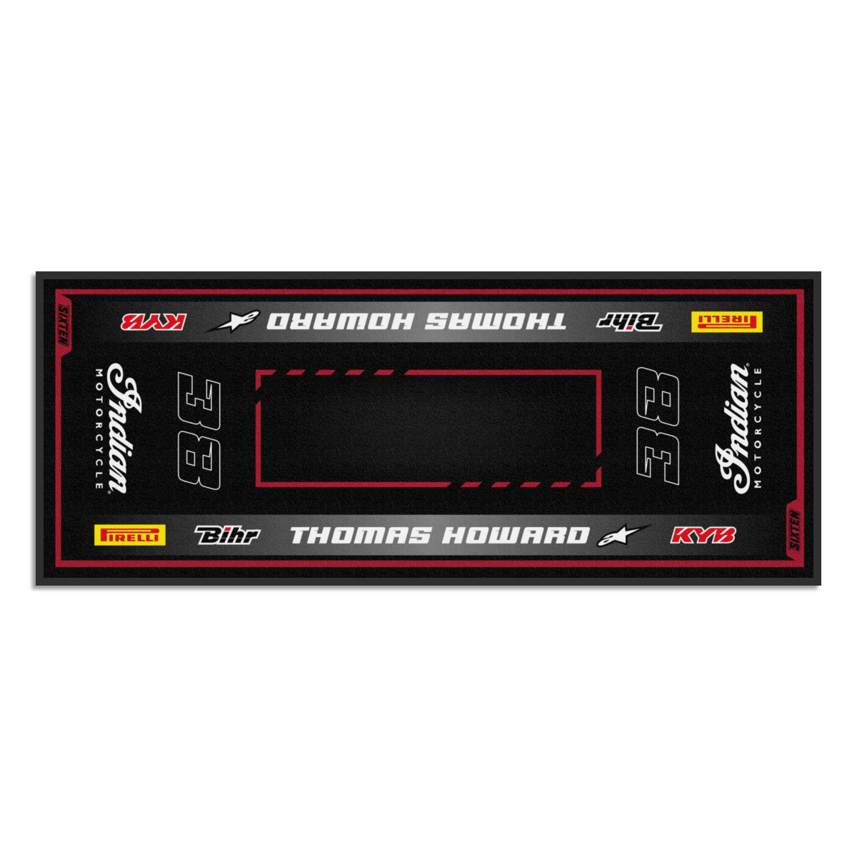 Gepersonaliseerde Indian-mat Motor, Quad, Motorsport