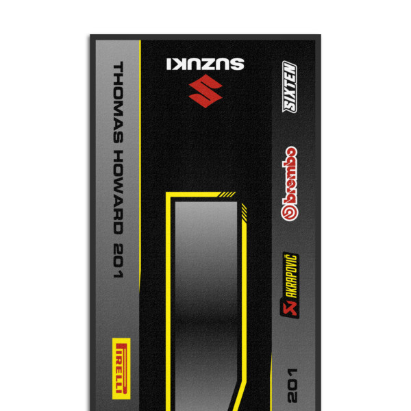 Tapis Personnalisé Suzuki - 95x240 - Sidecut