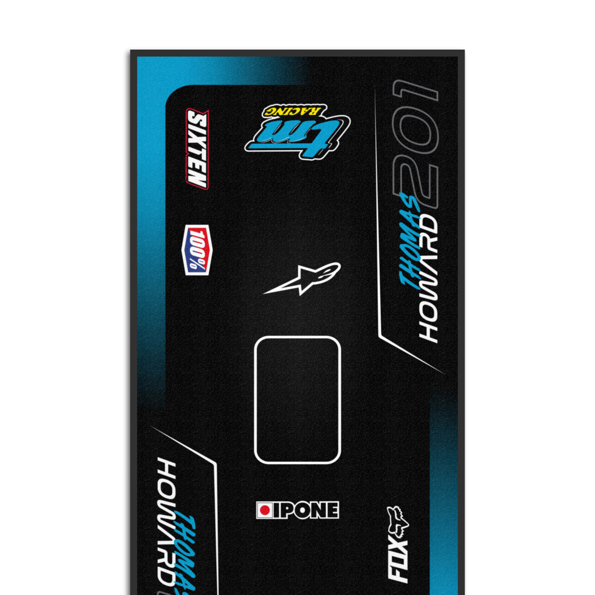 Gepersonaliseerde TM Racing-mat Motocross