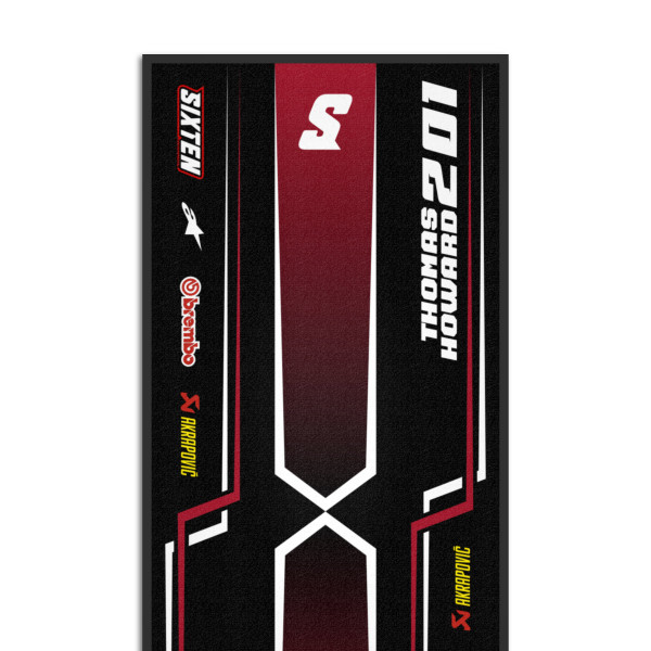 Gepersonaliseerde Mat in Gas Gas Kleuren - 95x240 - Fusion