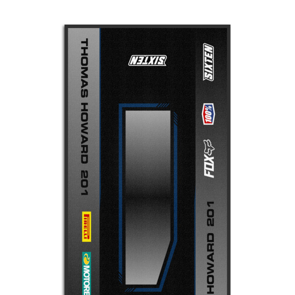 Personalisierte Matte in Husqvarna Farben - 95x200 - Sidecut
