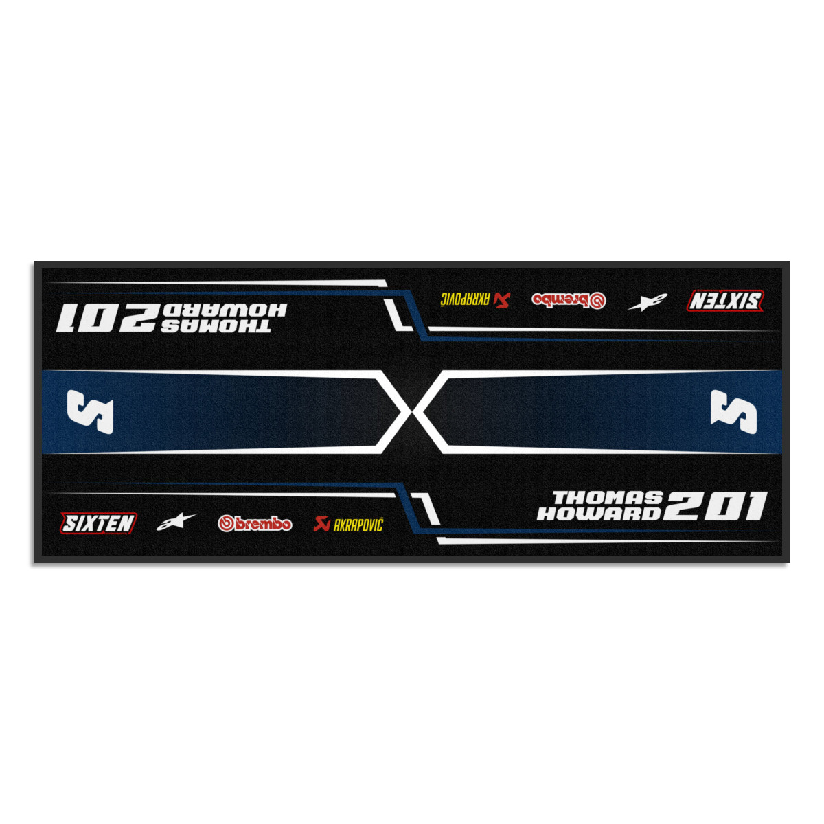 Gepersonaliseerde Husqvarna-mat Motor, Quad, Motorsport