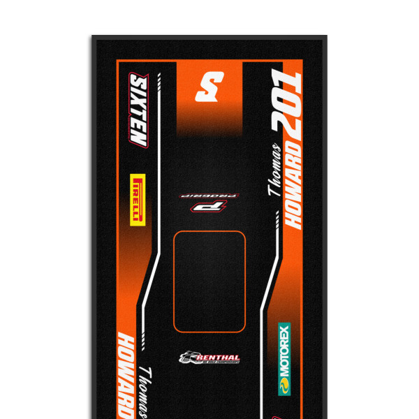 Gepersonaliseerde Mat in KTM Kleuren - 95x200 - Marker