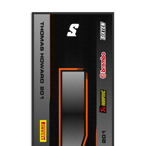 Alfombra Personalizada en Colores KTM - 95x240 - Sidecut